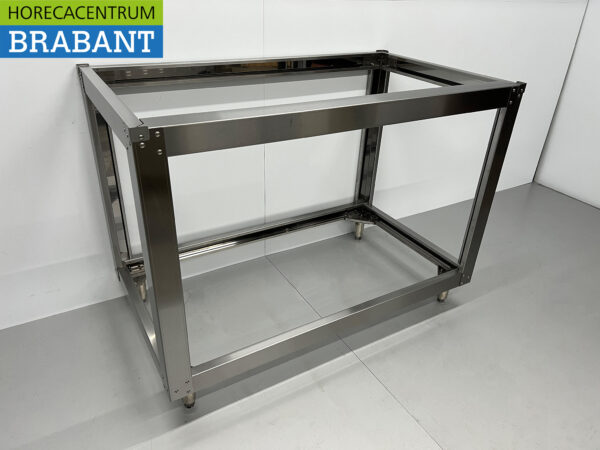 HCB base en acier inoxydable pour four à pizza 146,5 x 85 x 107 cm Horeca – Image 3
