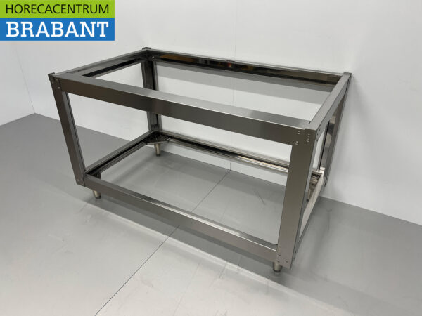 HCB base en acier inoxydable pour four à pizza 146,5 x 85 x 87 cm Horeca – Image 2