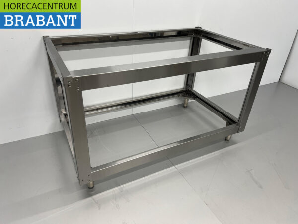 HCB base en acier inoxydable pour four à pizza 146,5 x 85 x 87 cm Horeca – Image 3