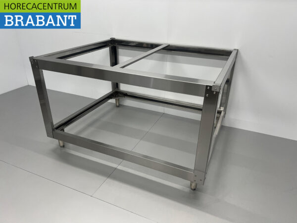 HCB base en acier inoxydable pour four à pizza 146,5 x 119 x 87 cm Horeca – Image 2
