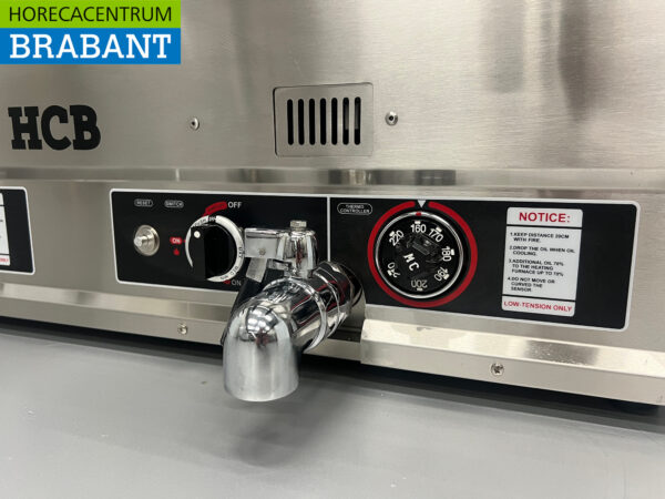 Friteuse double en acier inoxydable 2 x 30 litres PROPAAN gas Catering – Image 7