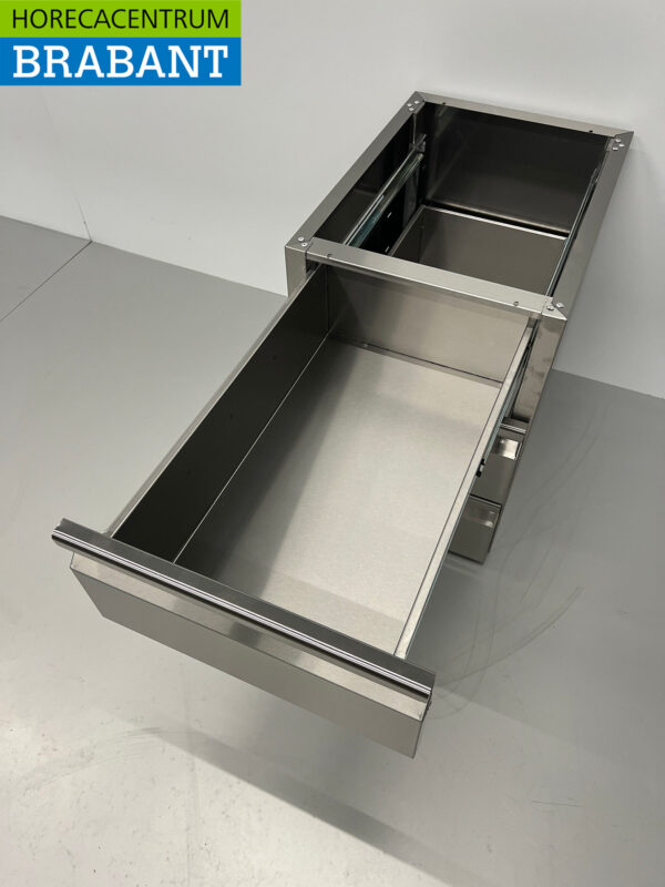Armoire à tiroirs inférieure en acier inoxydable 3 tiroirs Premium-line Catering – Image 6