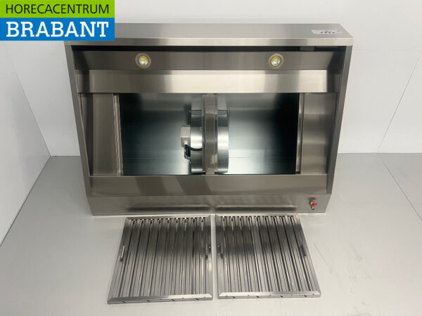 Hotte aspirante HCB en acier inoxydable Moteur Premium-line 1500 mètres cubes modèle oblique 140 cm 230V Horeca – Image 4