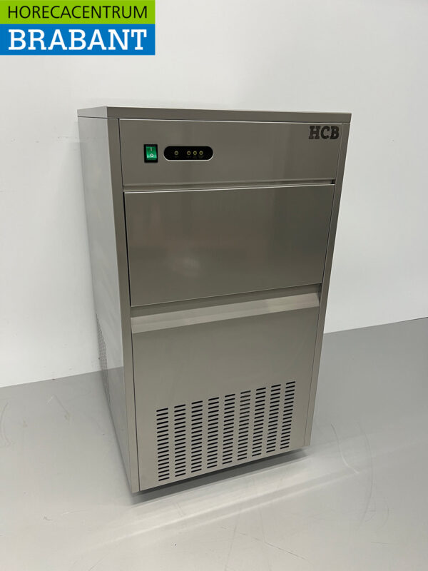 Machine à glaçons HCB en acier inoxydable 80 kg p/d 230V Horeca – Image 2