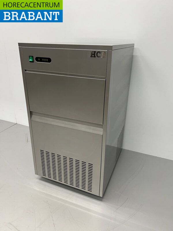 Machine à glaçons HCB en acier inoxydable 80 kg p/d 230V Horeca – Image 3