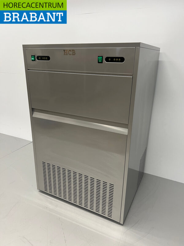 HCB machine à glaçons en acier inoxydable machine à glaçons 100 kg p/d 230V Horeca – Image 3