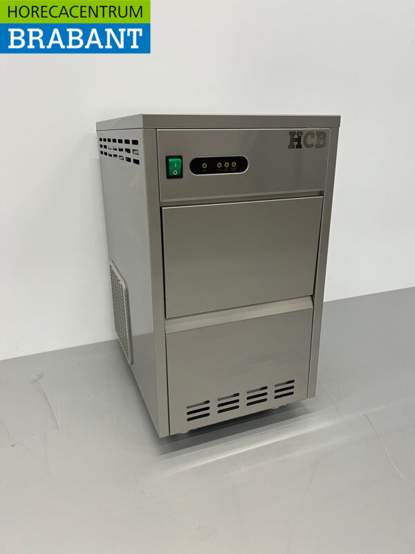 HCB RVS Machine à glace pilée Glace pilée 30 kg par jour 230V Horeca – Image 2