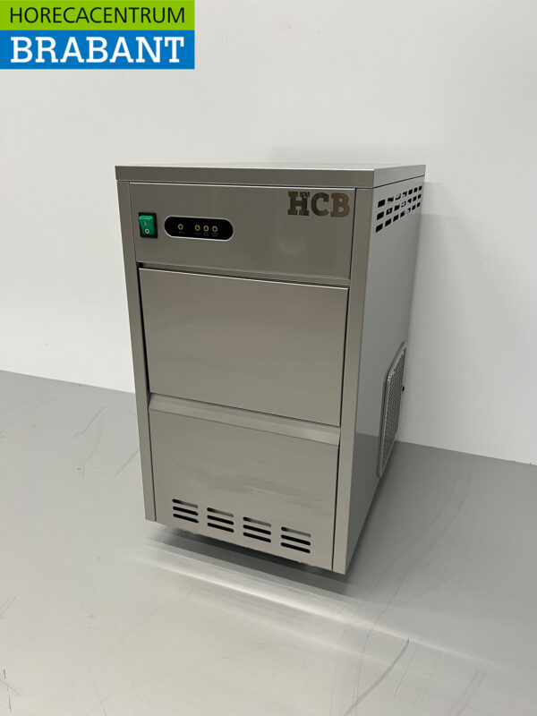 HCB RVS Machine à glace pilée Glace pilée 30 kg par jour 230V Horeca – Image 3