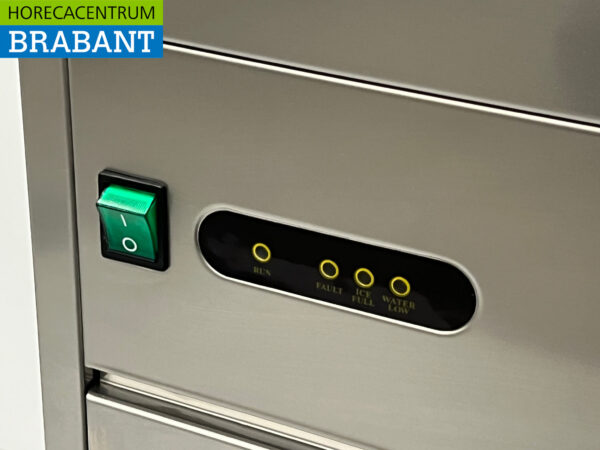 HCB RVS Machine à glace pilée Glace pilée 50 kg par jour 230V Horeca – Image 4