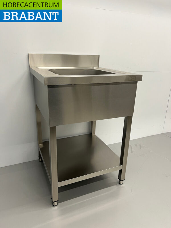 Evier en acier inoxydable 60 x 60 cm Horeca – Image 3