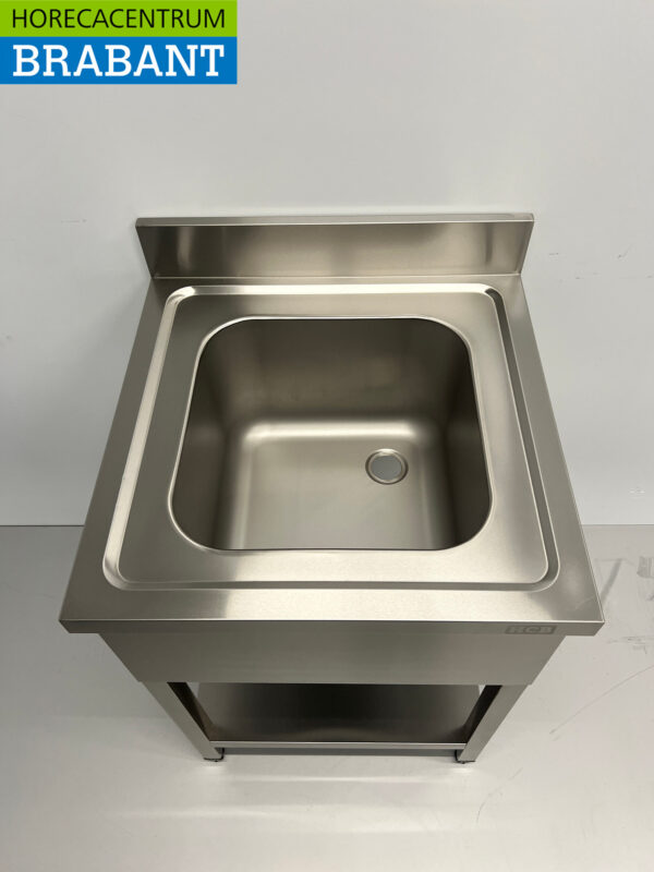 Evier en acier inoxydable 60 x 60 cm Horeca – Image 4