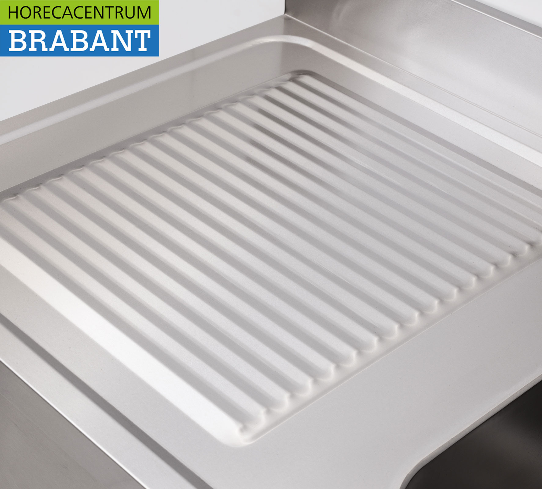 Evier HCB en acier inoxydable 120 x 60 cm Horeca – Image 5