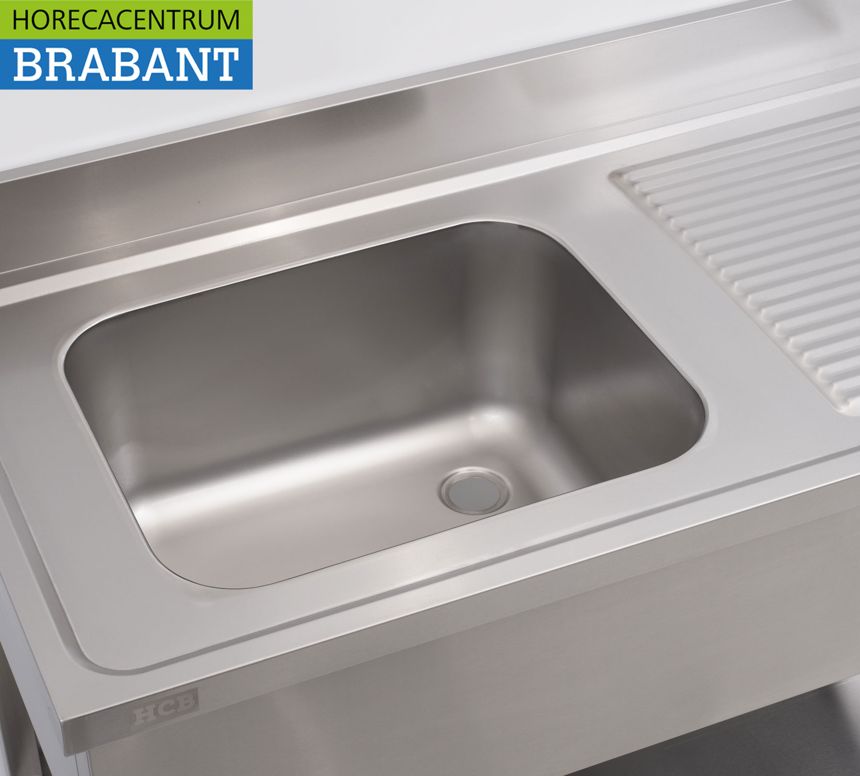 Evier en acier inoxydable 120 x 60 cm Horeca – Image 4