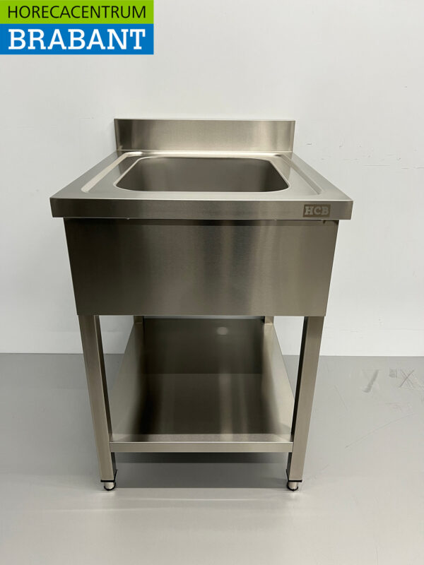 Evier en acier inoxydable 60 x 70 cm Horeca