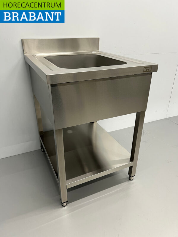 Evier en acier inoxydable 60 x 70 cm Horeca – Image 3