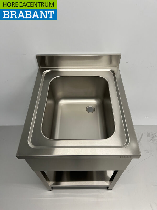 Evier en acier inoxydable 60 x 70 cm Horeca – Image 4