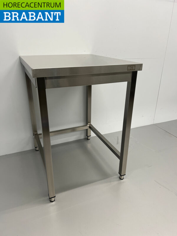 Table de travail HCB en acier inoxydable Basic-line 60 x 70 x 85 cm Restauration – Image 3