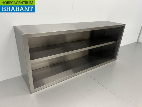 Armoire murale en acier inoxydable Modèle ouvert 160 cm Restauration – Image 3