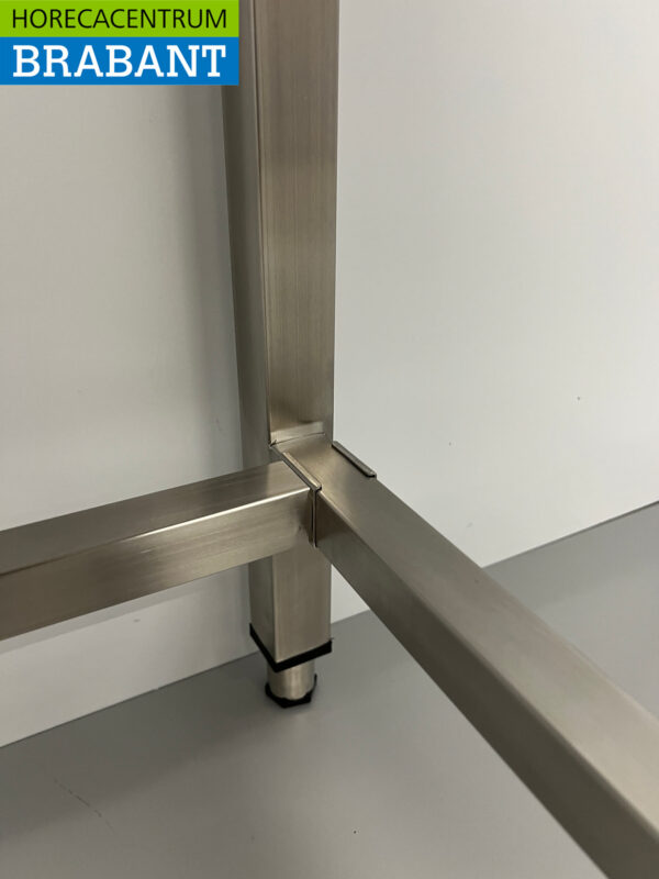 Table de travail en acier inoxydable Basic-line 140 x 70 x 85 cm Restauration – Image 6