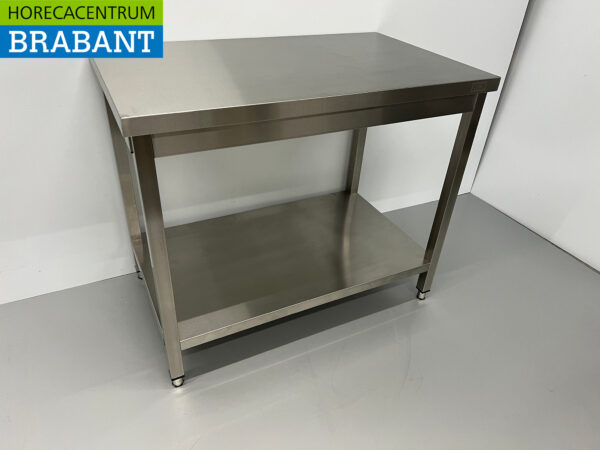 Table de travail HCB en acier inoxydable Basic-line 100 x 60 x 85 cm Restauration – Image 3
