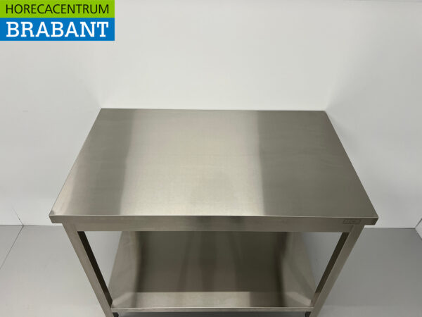 Table de travail HCB en acier inoxydable Basic-line 100 x 60 x 85 cm Restauration – Image 5