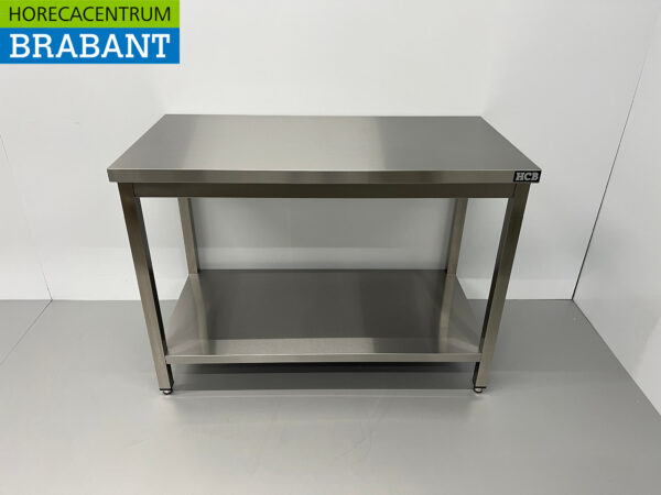 Table de travail en acier inoxydable Premium-line 120 x 60 x 85 cm Restauration