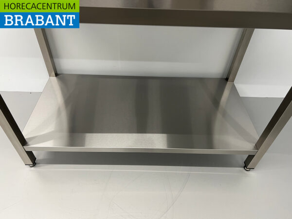 Table de travail en acier inoxydable Premium-line 120 x 60 x 85 cm Restauration – Image 5
