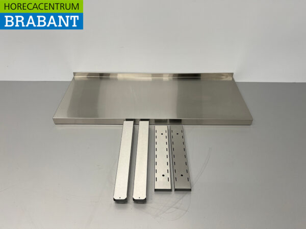 Etagère murale en acier inoxydable 100 x 40 cm Horeca