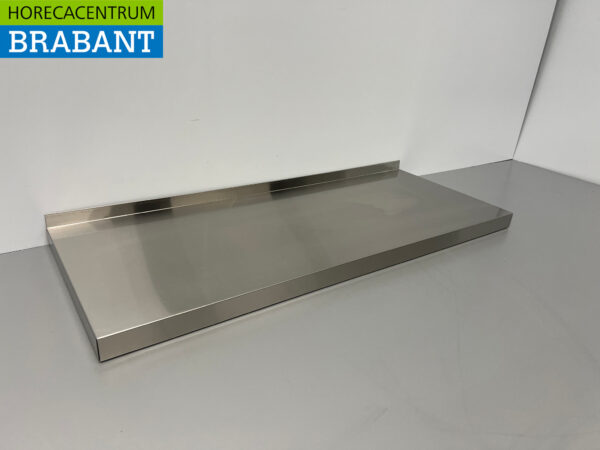 Etagère murale en acier inoxydable 100 x 40 cm Horeca – Image 3