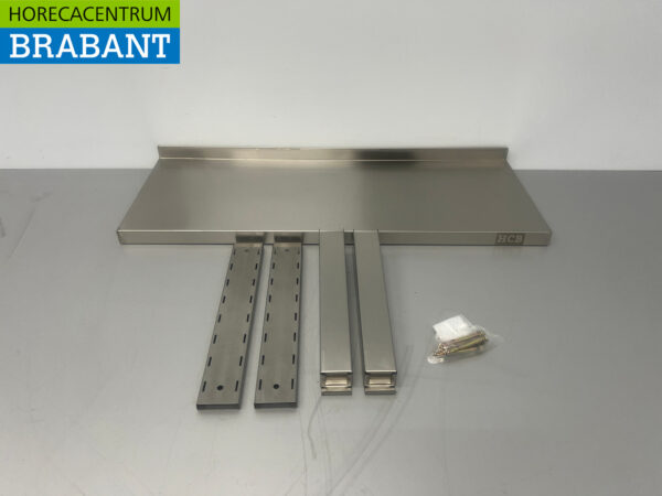 Etagère murale en acier inoxydable 80 x 30 cm Horeca
