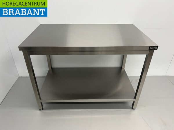 Table de travail en acier inoxydable Premium-line 120 x 70 x 85 cm Restauration