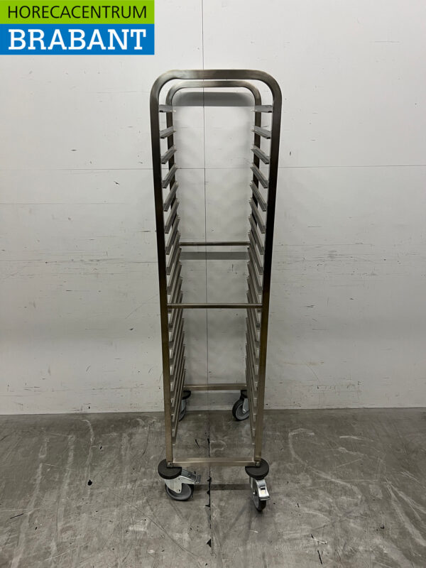 Chariot Saro Regal en acier inoxydable 18 x 1/1 GN Gastronorm 164,5 cm Restauration