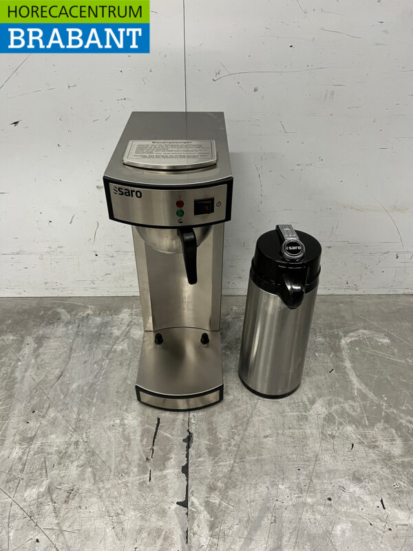 Cafetière Saro en acier inoxydable avec thermos 2,2 litres 230V Horeca