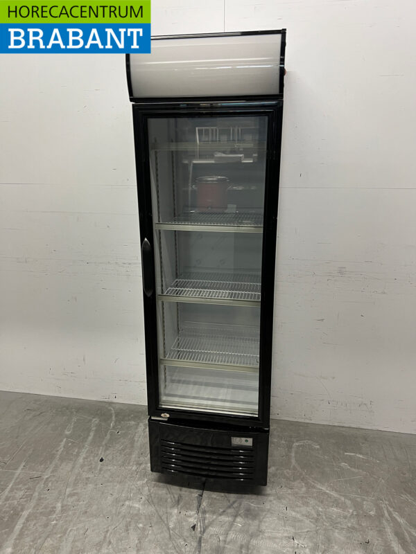 Zorro Réfrigérateur à porte vitrée 282 litres 230V Horeca