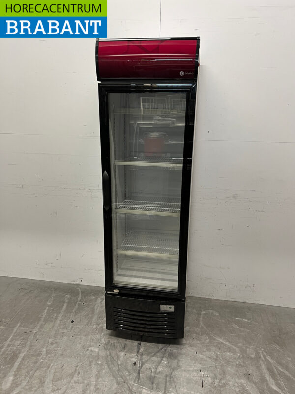 Zorro Réfrigérateur à porte vitrée 282 litres 230V Horeca