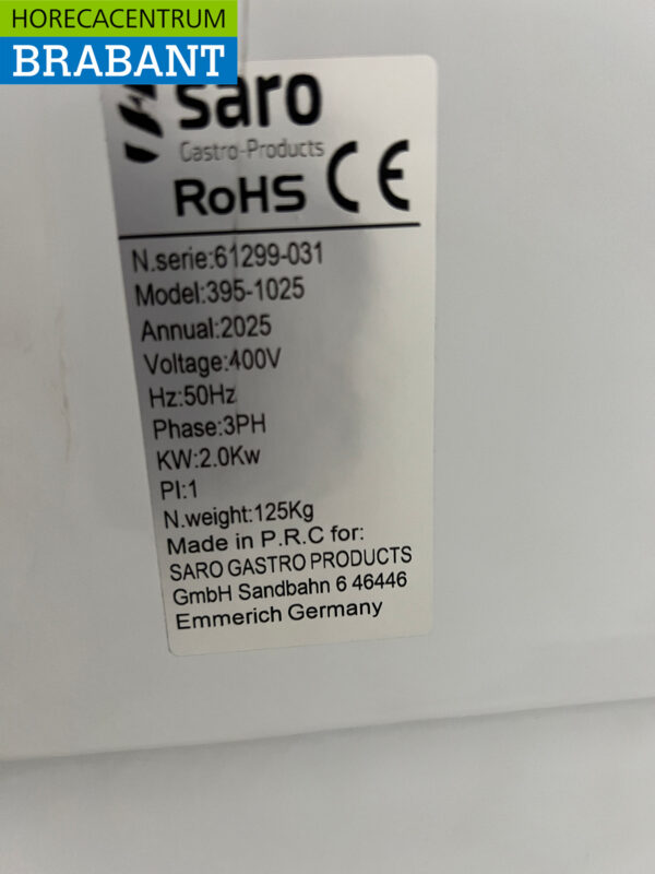 Saro Spiral Cutter 42 litres 400V Restauration Boulangerie – Image 5