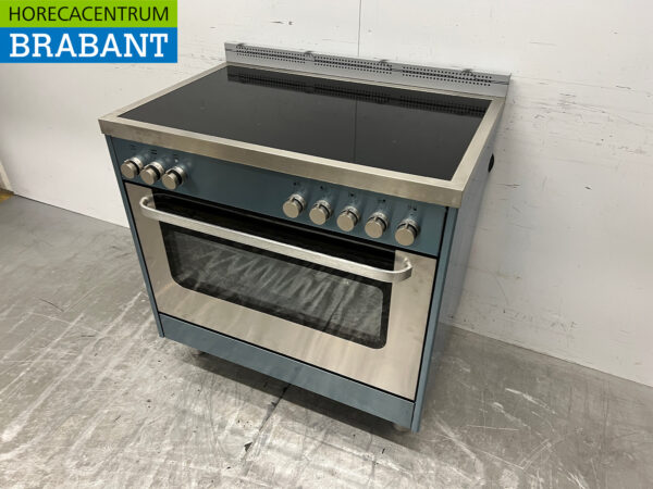Plaque à induction Saro en acier inoxydable avec four 400V Horeca – Image 2