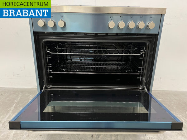 Plaque à induction Saro en acier inoxydable avec four 400V Horeca – Image 4