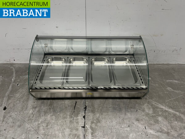 Vitrine Saro en acier inoxydable 46 litres 230V Horeca