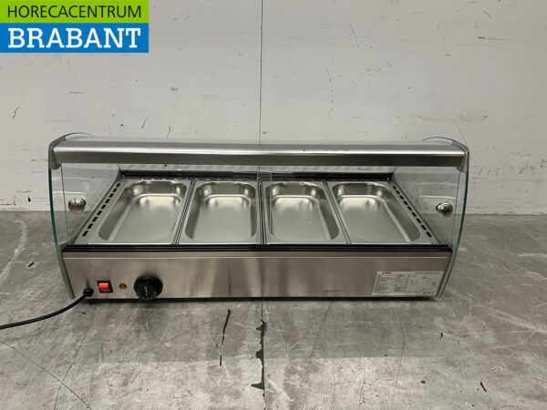 Vitrine Saro en acier inoxydable 46 litres 230V Horeca – Image 4