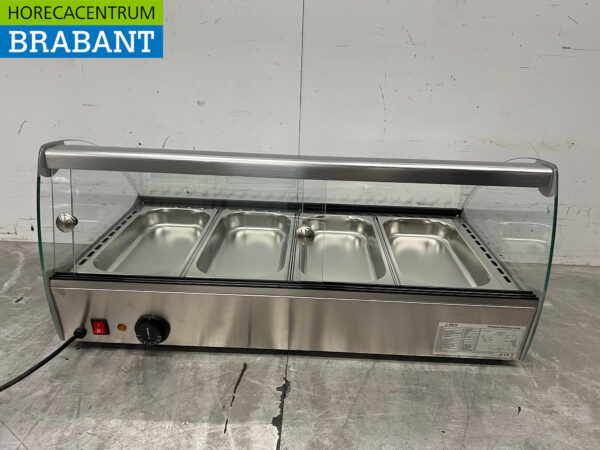Vitrine Saro en acier inoxydable 46 litres 230V Horeca – Image 5