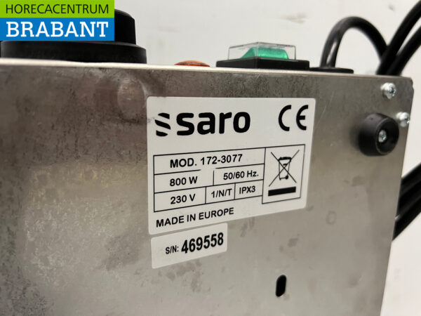 Plaque chauffante Saro en acier inoxydable 230V Restauration – Image 4