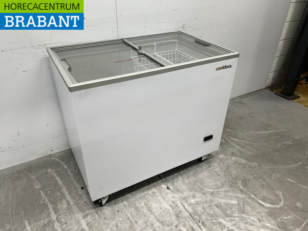Cooldura Congélateur avec couvercles coulissants en verre 314 litres 230V Horeca – Image 2