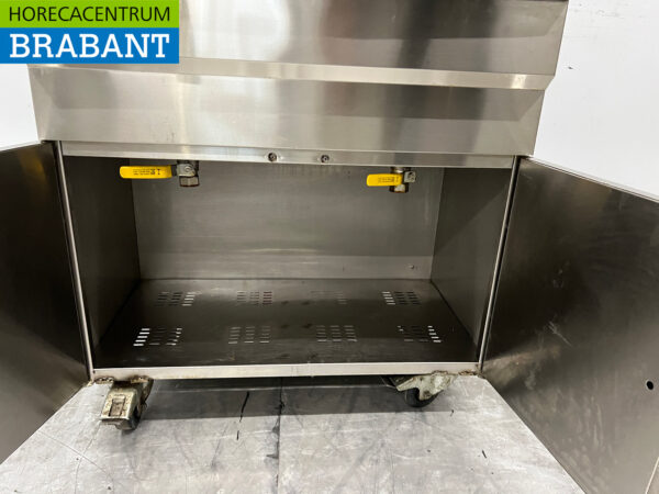 Friteuse double en acier inoxydable 2 x 16 litres 2 x 400V Restauration mobile – Image 5