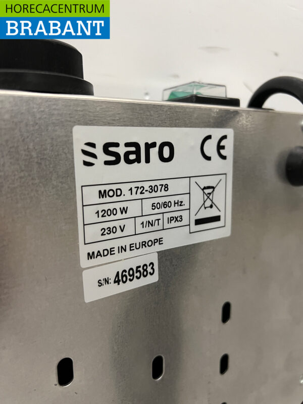Plaque chauffante Saro en acier inoxydable 230V Restauration – Image 4