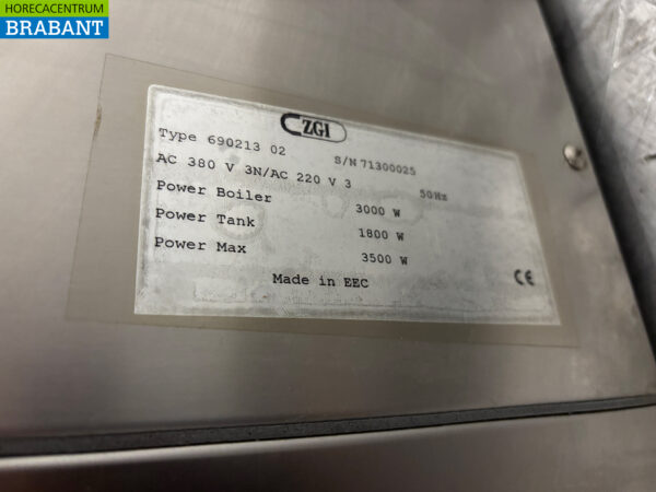 Lave-vaisselle Alpeninox en acier inoxydable 230V Horeca – Image 6