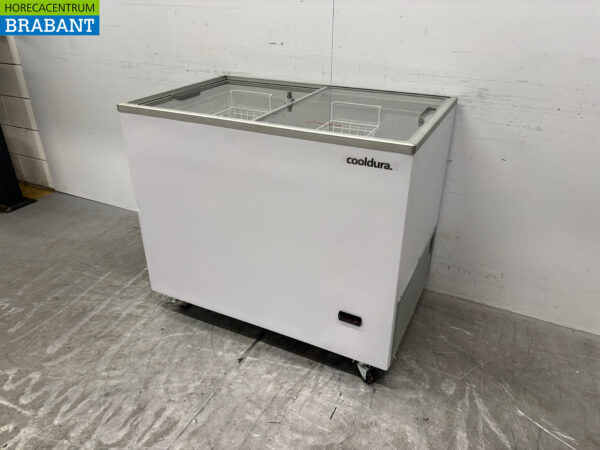 Cooldura Congélateur avec couvercles coulissants en verre 314 litres 230V Horeca – Image 3