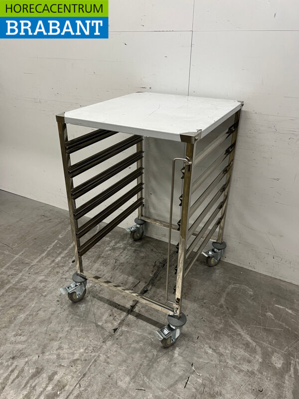 Chariot Saro en acier inoxydable 6 x 2/1 GN Catering – Image 2