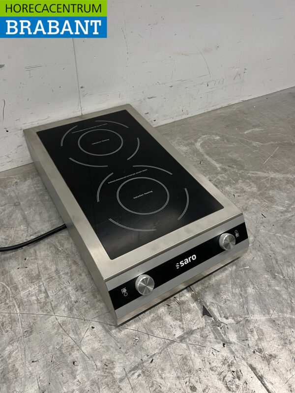 Acier inoxydable Saro Plaque à induction 2 brûleurs 7 kW 400V Horeca – Image 3