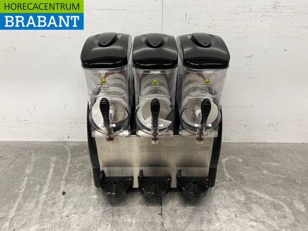 Machine à granité Saro en acier inoxydable Machine à granité 3 x 12 litres 230V Horeca